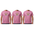 3x Adult Kangaroo Down Under Australia T-Shirt Pack - Pink (100% Cotton Souvenir Gift Tee Top)