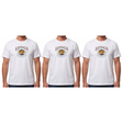 3x Adult Kangaroo Down Under Australia T-Shirt Pack - White (100% Cotton Souvenir Gift Tee Top)