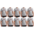 10x Adult Australian Wilderness Souvenir T Shirt Bulk Pack - Grey (100% Cotton Tee Top)
