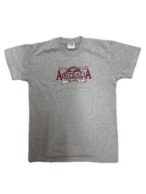 Mens Australia Wilderness T Shirt Souvenir Tee Top 100% Cotton - Grey - XXL