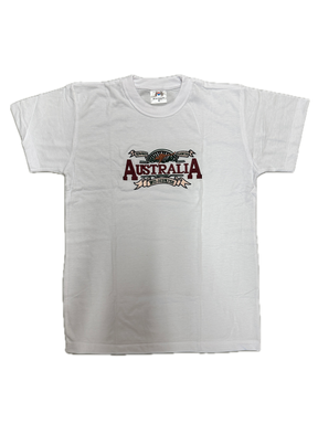 Mens Australia Wilderness T Shirt Souvenir Tee Top 100% Cotton - White
