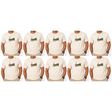 10x Adult Melbourne Victoria Australia T-Shirt Bulk Pack - Cream (100% Cotton Souvenir Gift Tee Top)