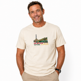 Adult Melbourne Victoria Australia T-Shirt - Cream (100% Cotton Souvenir Gift Tee Top)