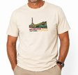 Adult Australia ""Melbourne Victoria"" T Shirt Australia Day Souvenir Tee Top 100% Cotton in Cream - XL