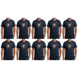 10x Adult Koala Land Australia Map T-Shirt Bulk Pack - Navy Blue (100% Cotton Souvenir Gift Tee Top)