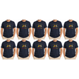 10x Adult Australia Kangaroo/Koala "Dream Land" T-Shirt Bulk Pack - Navy (100% Cotton Souvenir Tee Top)