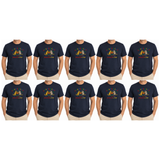 10x Adult Australia Kangaroo/Koala "Dream Land" T-Shirt Bulk Pack - Navy (100% Cotton Souvenir Tee Top)