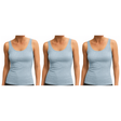 3x ExOfficio Womens Sleeveless Travel Tank Top Pack - Light Blue (Camisole Singlet E3P3)