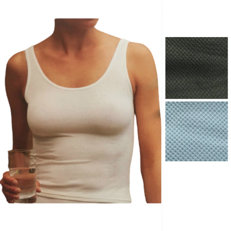 ExOfficio Womens Tank Top Cami Camisole Womens Sleeveless Travel Singlet E3P3 - Light Blue