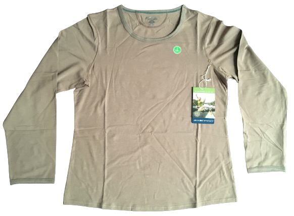 ExOfficio Soytopia Womens Long Sleeve Crew Top - Acorn (Eco 2011-0882)