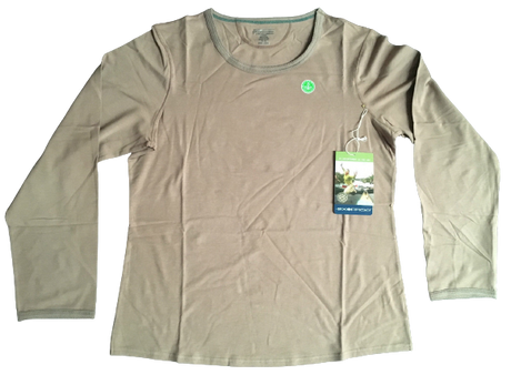 ExOfficio Soytopia Womens Long Sleeve Crew Top - Acorn (Eco 2011-0882)
