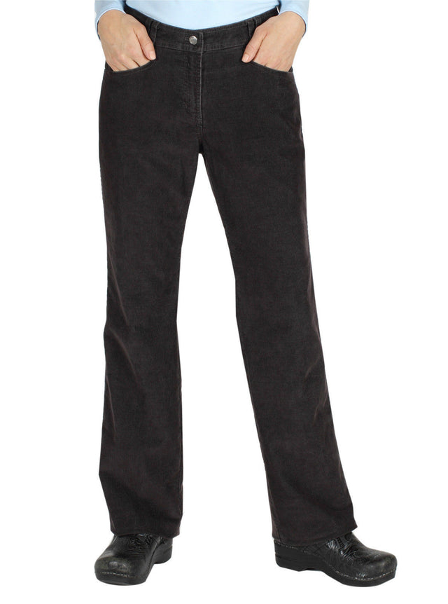 ExOfficio Flexcord Pant Womens Corduroy Cord Pants Trousers 2021-1659 Jeans - Dark Charcoal - 14