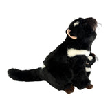 Bocchetta Ebony & Zippy 28cm Tasmanian Devil with Baby Plush Toy (Australian Stuffed Animal Souvenir Gift)