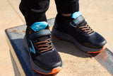 Sfida Brazen Boys V Strap Runners - Black/Teal (Kids Sneakers/Shoes)