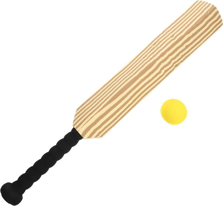 Kids EVA Cricket Bat & Ball Set 58cm Soft Foam Handle Backyard Sports Toy Kit