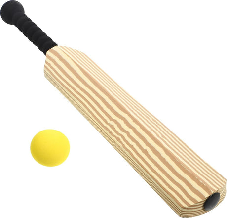 Kids EVA Cricket Bat & Ball Set 58cm Soft Foam Handle Backyard Sports Toy Kit