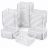 144x Reusable Food Containers with Lids 1250ml - Bulk Box (1.25 Litres)