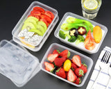 160x Reusable Food Containers with Lids 1750ml - Bulk Box
