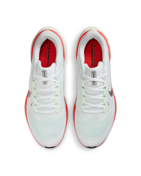 Nike Mens Air Zoom Pegasus 41 Sneakers Shoes Runners in White/Barely Green/Crimson