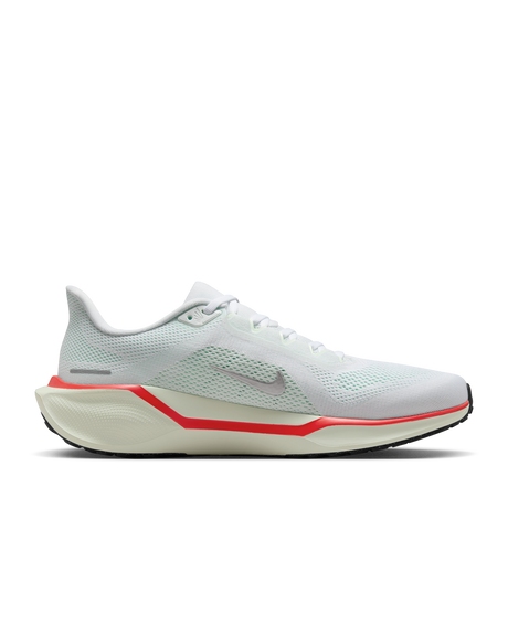 Nike Mens Air Zoom Pegasus 41 Sneakers Shoes Runners in White/Barely Green/Crimson