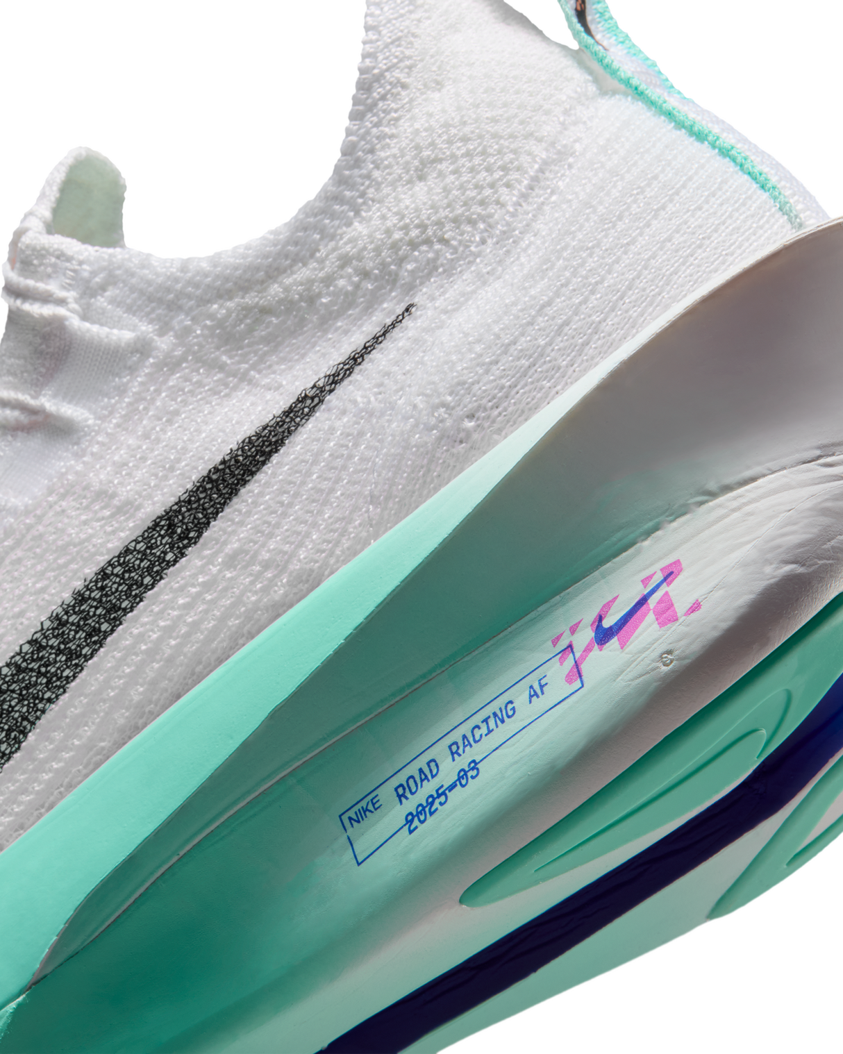 Nike Mens Alphafly 3 Road Racing Shoes - White-Turquoise-Concord-Black (Athletic Sneakers/Runners)
