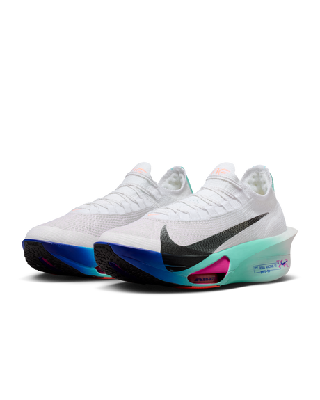 Nike Mens Alphafly 3 Road Racing Shoes - White-Turquoise-Concord-Black (Athletic Sneakers/Runners)