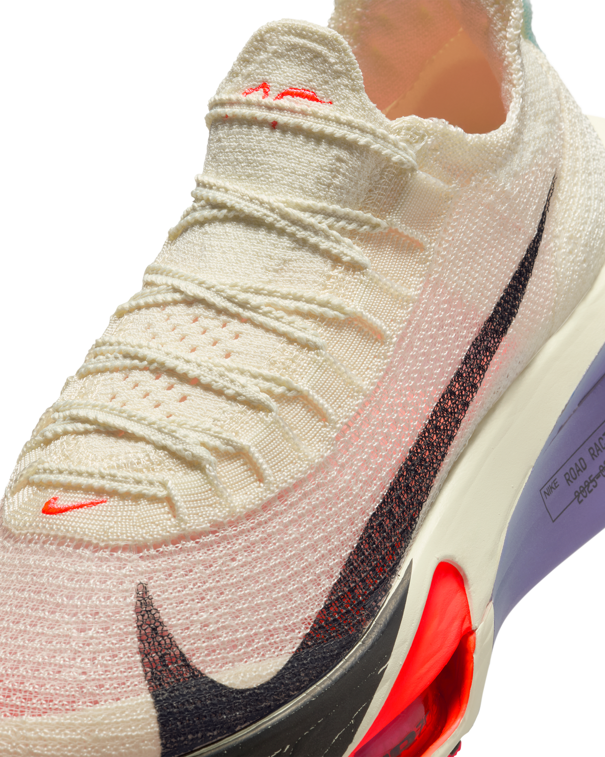 Nike Womens Alphafly 3 Road Racing Shoes Runners Sneakers in Coconut Milk/Amethyst