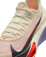 Nike Womens Alphafly 3 Road Racing Shoes Runners Sneakers in Coconut Milk/Amethyst