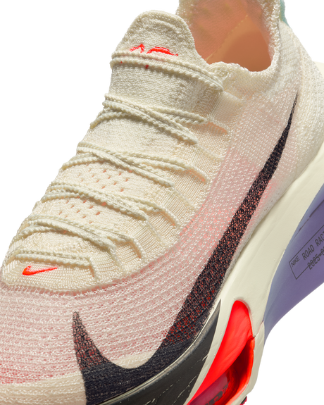 Nike Womens Alphafly 3 Road Racing Shoes Runners Sneakers in Coconut Milk/Amethyst