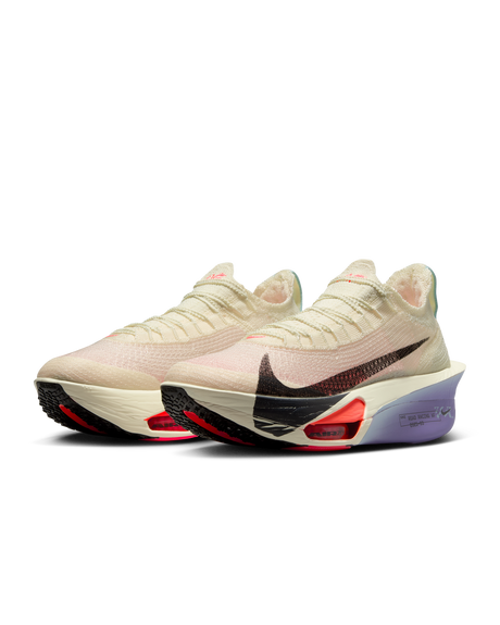 Nike Womens Alphafly 3 Road Racing Shoes Runners Sneakers in Coconut Milk/Amethyst