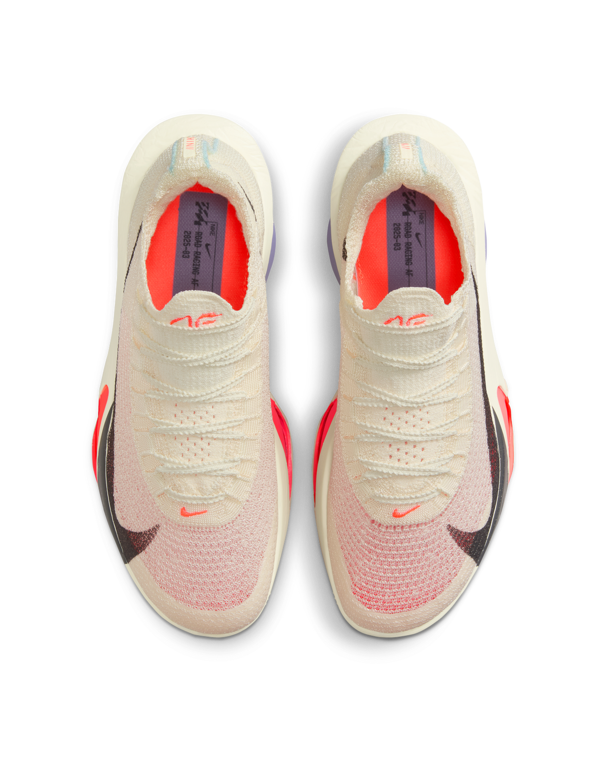 Nike Womens Alphafly 3 Road Racing Shoes Runners Sneakers in Coconut Milk/Amethyst