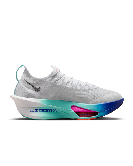Nike Womens Alphafly 3 Road Racing Shoes - White-Turquoise-Concord (Athletic Sneakers/Runners)