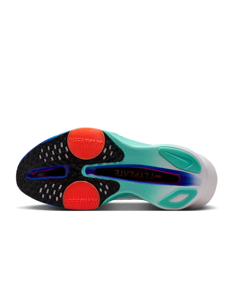 Nike Womens Alphafly 3 Road Racing Shoes - White-Turquoise-Concord (Athletic Sneakers/Runners)
