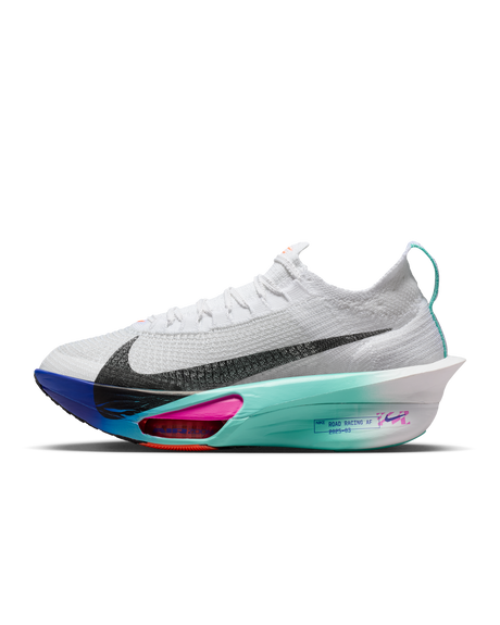 Nike Womens Alphafly 3 Road Racing Shoes - White-Turquoise-Concord (Athletic Sneakers/Runners)