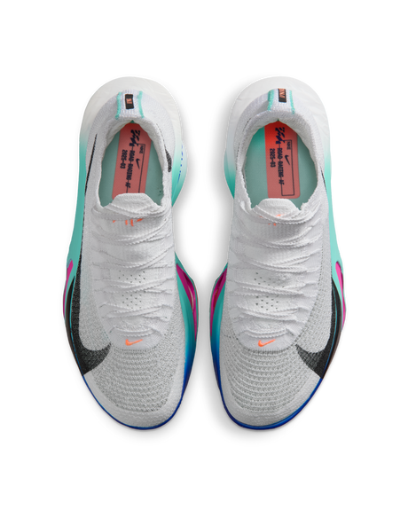 Nike Womens Alphafly 3 Road Racing Shoes - White-Turquoise-Concord (Athletic Sneakers/Runners)