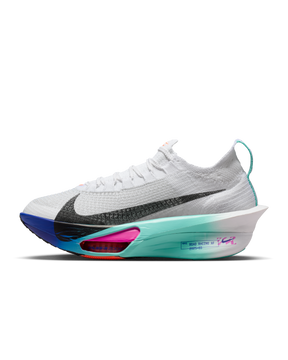Nike Womens Alphafly 3 Road Racing Shoes - White-Turquoise-Concord (Athletic Sneakers/Runners)