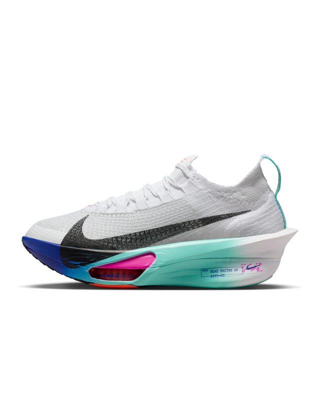 Nike Womens Alphafly 3 Road Racing Shoes - White-Turquoise-Concord (Athletic Sneakers/Runners)