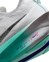 Nike Womens Alphafly 3 Road Racing Shoes - White-Turquoise-Concord (Athletic Sneakers/Runners)