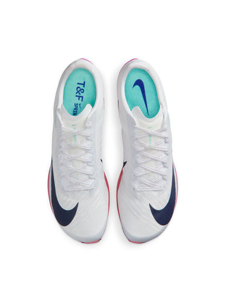 Nike Air Zoom Maxfly 2 Mens Track & Field Sprinting Spikes - White/Obsidian