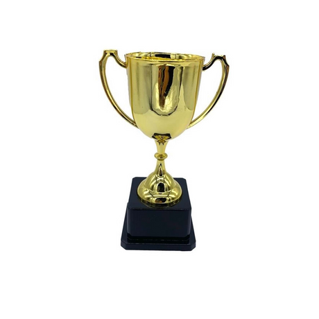 6x Gold Trophy Cup Bulk Pack - School Sports Day Winners/Events Award