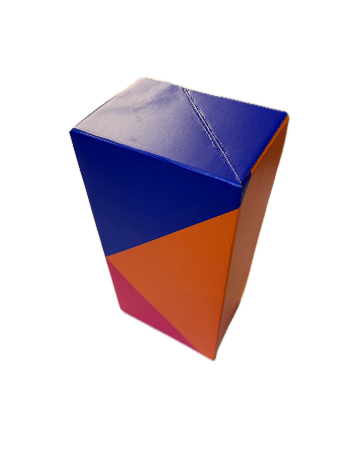 100x Medium Flat-Pack Cardboard Packing Boxes/Cartons Bulk Pack - Geometric Print (260x130x90mm)