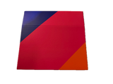 100x Medium Flat-Pack Cardboard Packing Boxes/Cartons - Geometric Print (270x180x80mm)