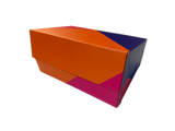 20x Medium Flat-Pack Cardboard Packing Boxes/Cartons - Geometric Print (270x180x80mm)