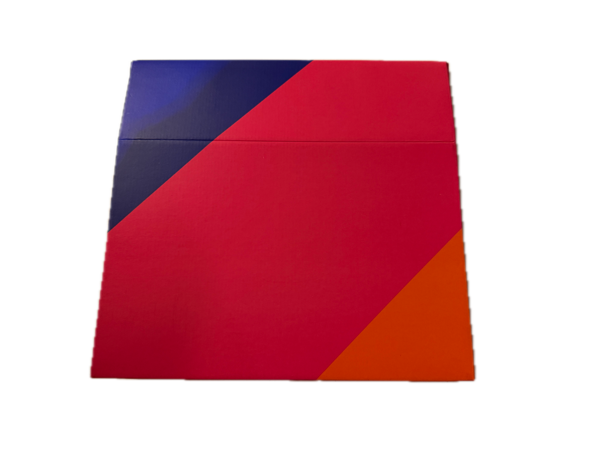 20x Medium Flat-Pack Cardboard Packing Boxes/Cartons - Geometric Print (270x180x80mm)