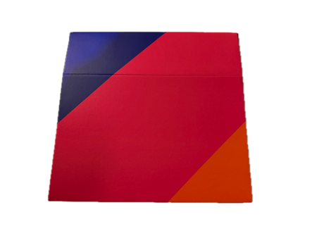 20x Medium Flat-Pack Cardboard Packing Boxes/Cartons - Geometric Print (270x180x80mm)