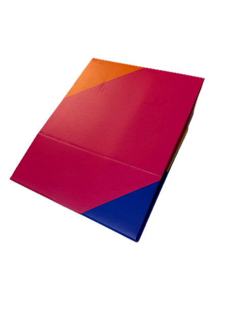 100x Large Flat-Pack Cardboard Packing Boxes/Cartons Bulk Pack - Geometric Print (250x220x100mm)