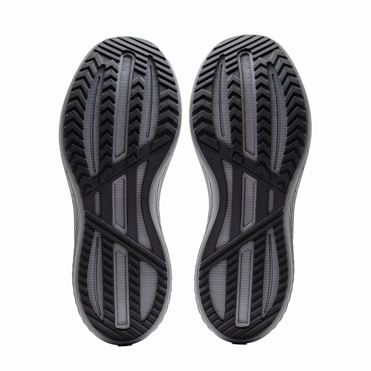Sfida Flex Mens Knit Runners - Black/Grey (US 14)
