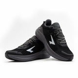Sfida Flex Mens Knit Runners - Black/Grey (US 14)