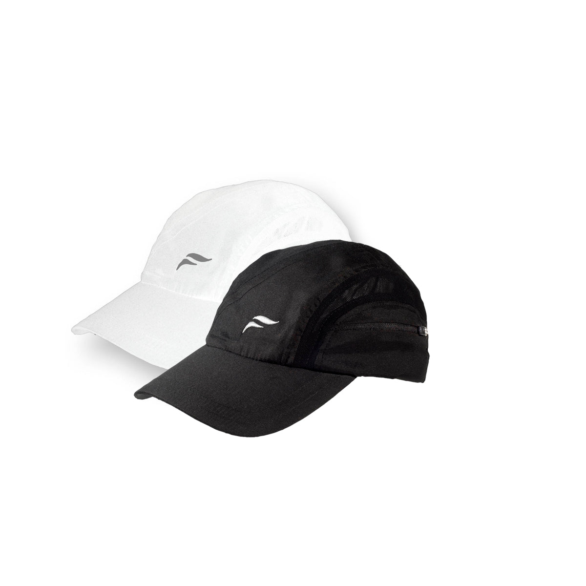 Fly Active Cap-Pocket Running Cap - 2 Colours (With Zip Key Pocket)