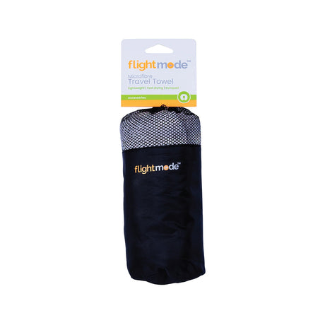 Microfibre Travel Towel Fast Drying Gym Sport Camping Swimming Hiking Workout - Grey